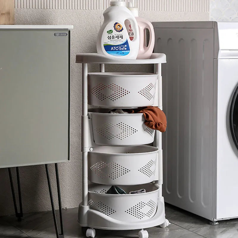 Kitchen Storage Organizer Kitchen Accessories Kitchen Shelf Basket Trolley Cart Vegetable Fruit Rack Organization Holders