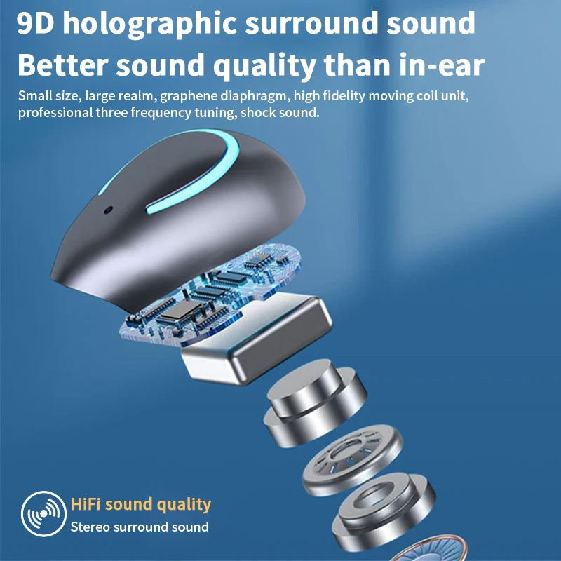 GreatWall new 5.3 high-definition sound quality sports exercise wireless earphones, low-latency, high-endurance wireless earphon