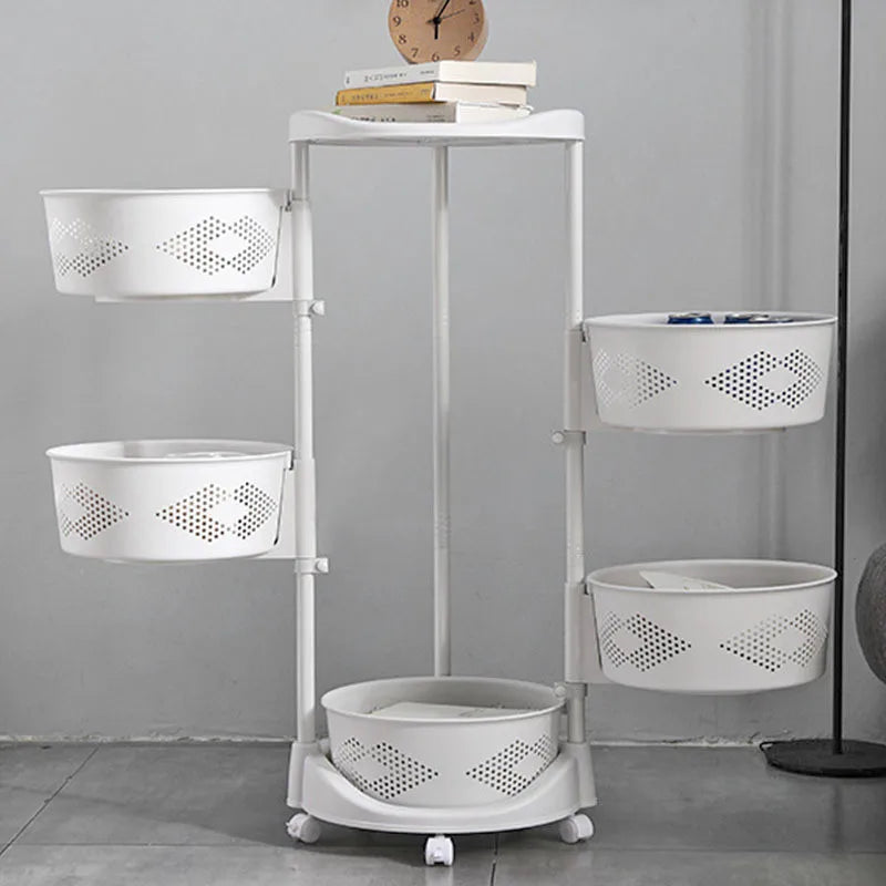 Kitchen Storage Organizer Kitchen Accessories Kitchen Shelf Basket Trolley Cart Vegetable Fruit Rack Organization Holders